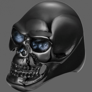 Bague Tete de mort Gothique