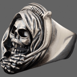 Bague La faucheuse effrayante argent